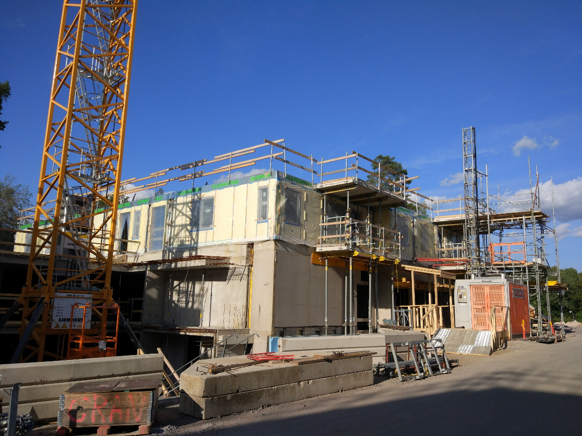 Kompleks 5 budynków mieszkalnych z prefabrykatów w miejscowości Solna, Huvudstagatan 4 (Szwecja).