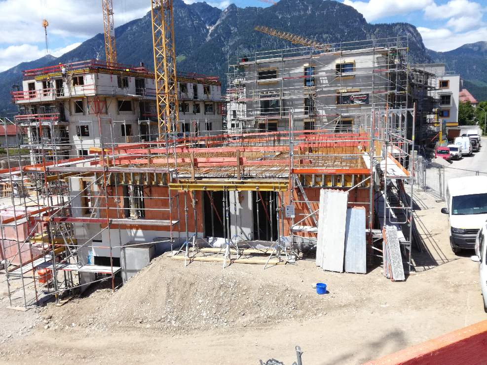 Budowa budynku wielorodzinnego w Garmisch-Partenkirchen, Lagerhausstr. (Niemcy).